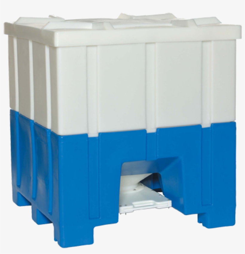 44”l X 44”w X 50”h Hopper Bulk Bin, transparent png download