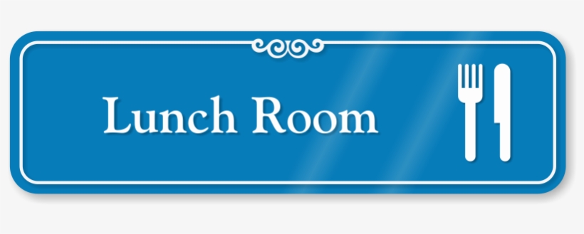 Lunch Room Hospital Showcase Sign, transparent png download