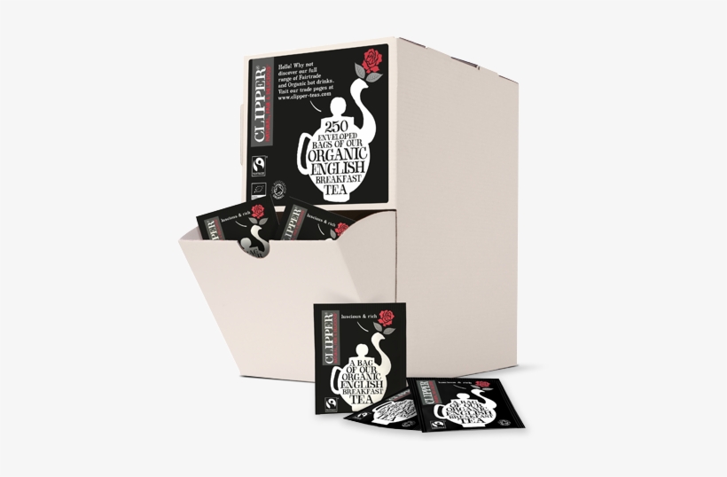 Fairtrade Organic English Breakfast 250 Envelopes, transparent png download