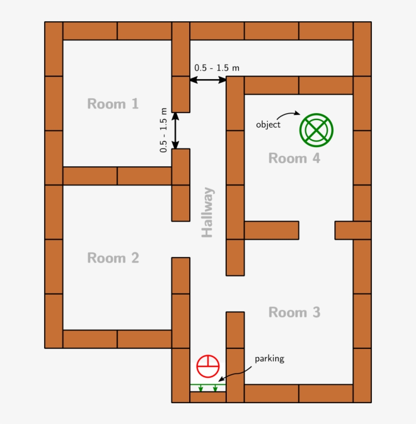Scheme Of A Possible Hospital, With Measurements, But, transparent png download