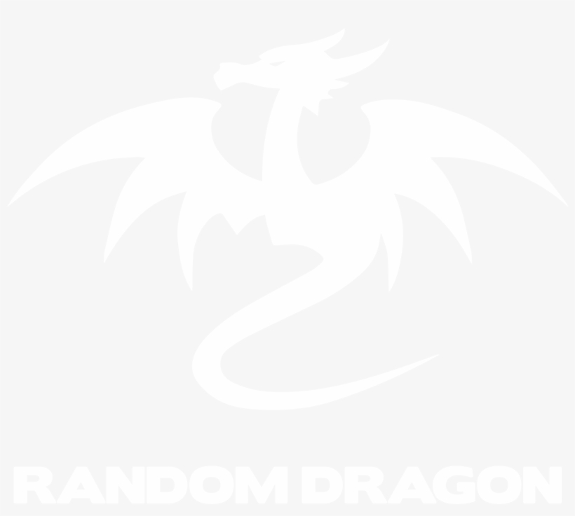 Random Dragon Logo Hd Square Made White, transparent png download