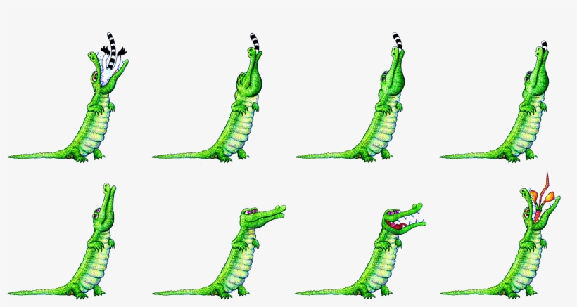 The Crocodile In Motion, transparent png download