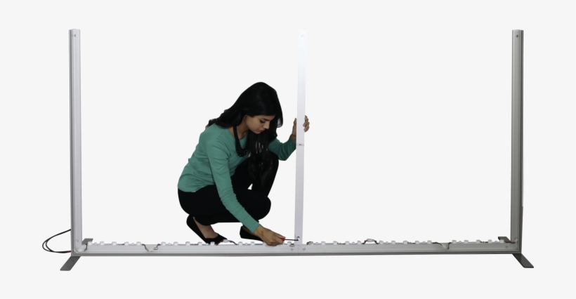 Vector Frame Light Box Rectangle 04 Fabric Banner Display, transparent png download