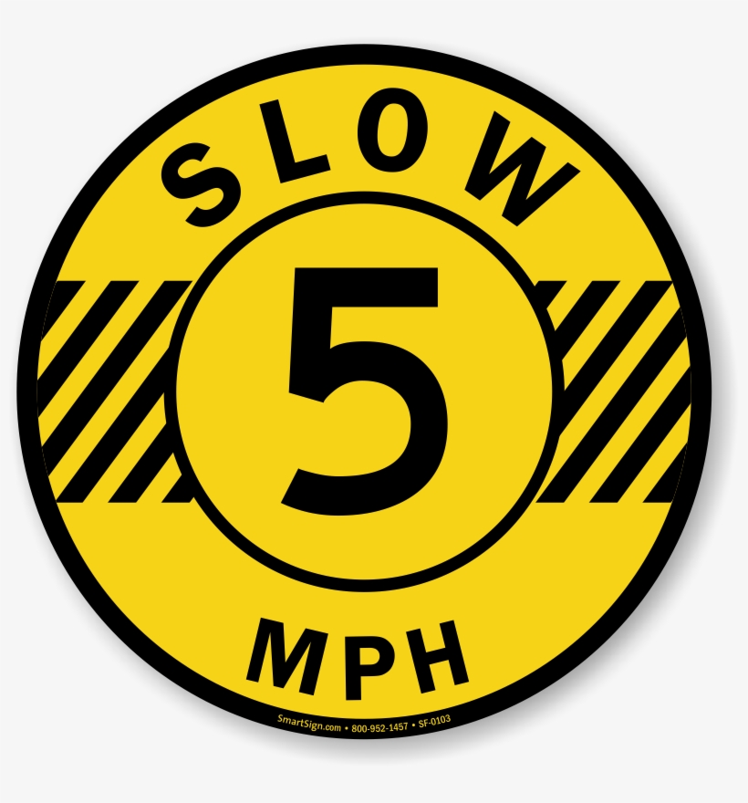 Forklift Speed Limit Signs, transparent png download
