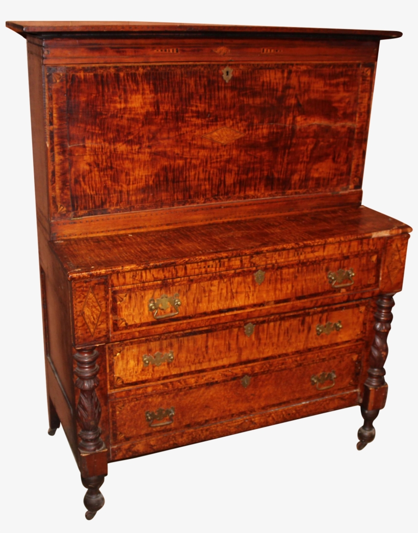 A Spectacular Example Of A Two Part Tiger Maple Drop, transparent png download