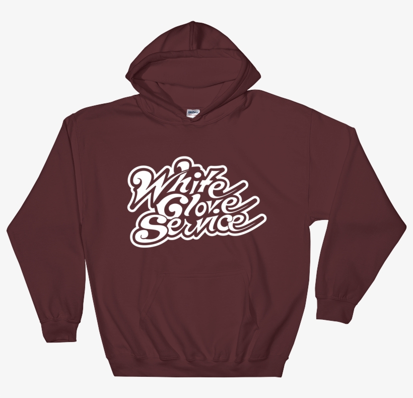 White Glove Service Hoodie, transparent png download