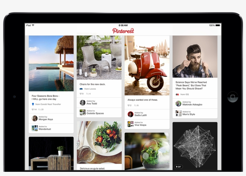Pinterest For The Ipad, transparent png download