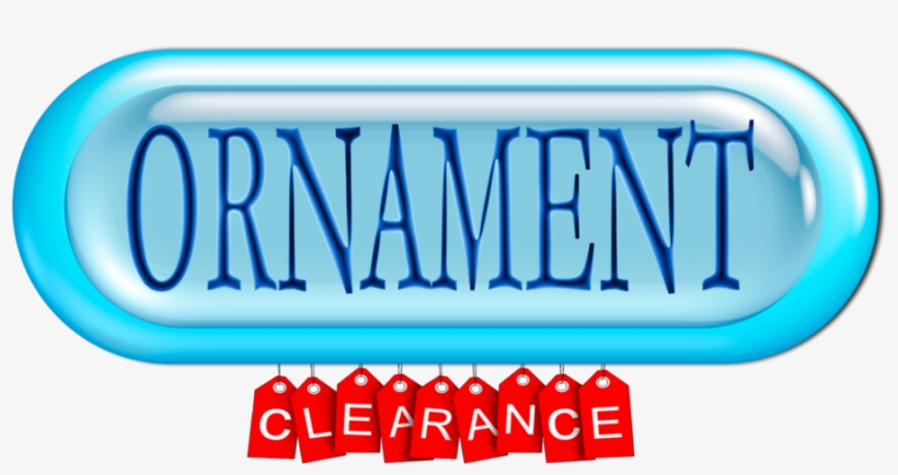 Ornamentclearancebutton, transparent png download