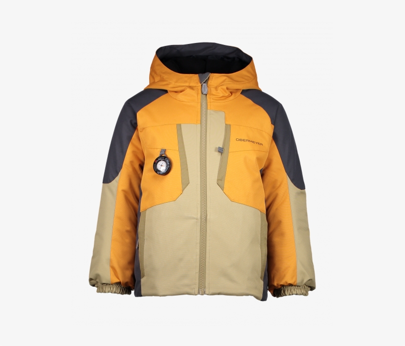 Obermeyer Boys Horizon Winter Jacket In Sandstorm, transparent png download
