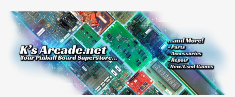 K's Arcade Your Pinball Board Super Store And More, transparent png download