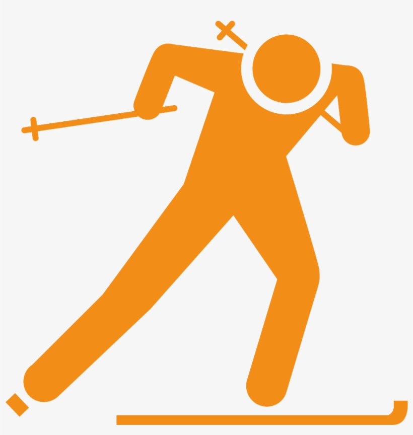 Skiing Clip Cross Country, transparent png download