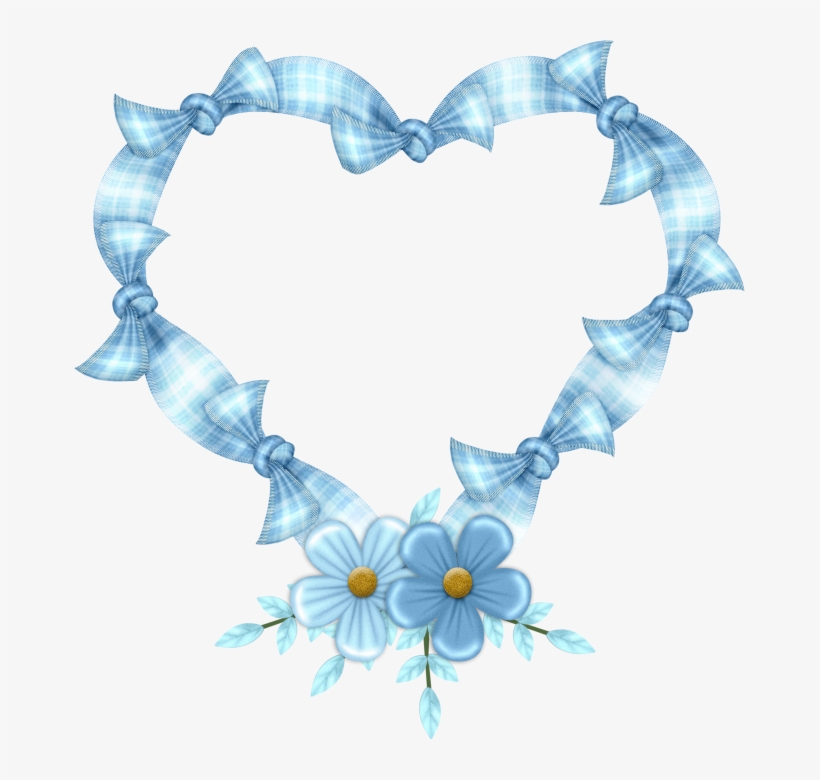 Plaid Bows In Heart, transparent png download