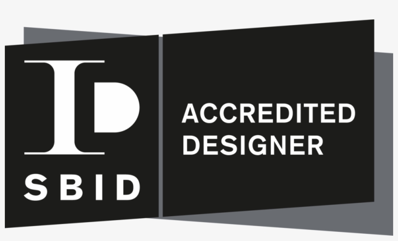 Sbid Accredited Designer Logo Landscape Black Grey, transparent png download