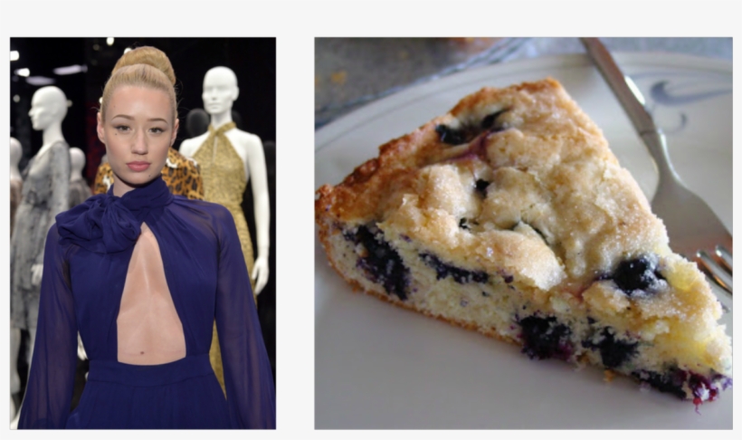 Iggy Azalea And Blueberry Cake, transparent png download
