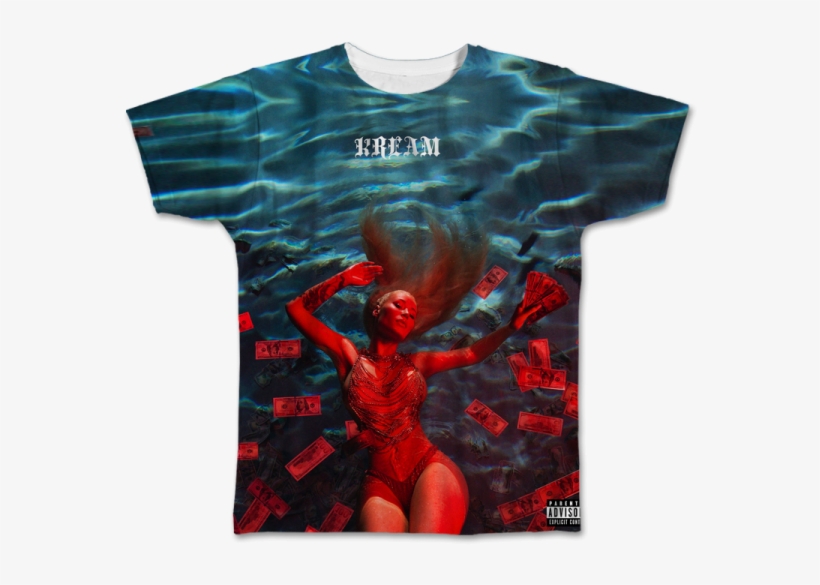 Camiseta Kream Iggy Azalea, transparent png download