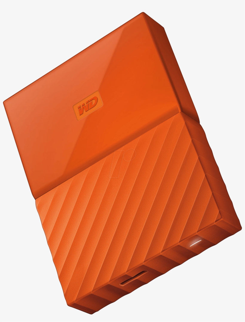 Wd 4tb My Passport Portable Hard Drive Orange Western, transparent png download