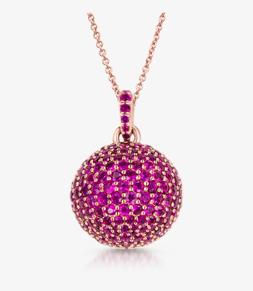 Sphere Pendant With Rubies, transparent png download
