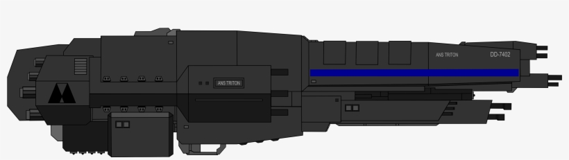 Triton-class Heavy Destroyer Long, transparent png download