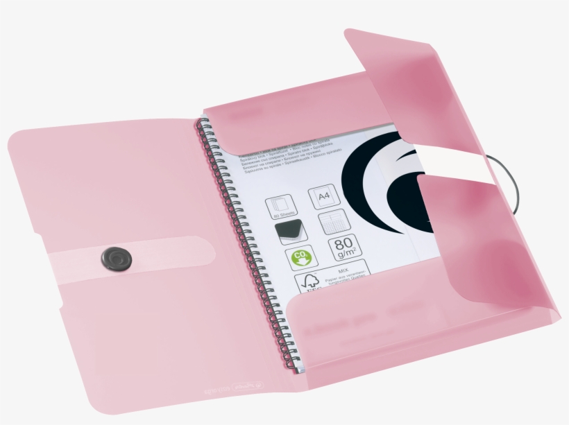 Wallet Folder Pastels Pp A4 Rose Transp, transparent png download