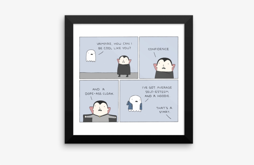 "cool Like Vampire" Print, transparent png download