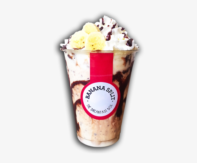 Malteada Banana Split, transparent png download