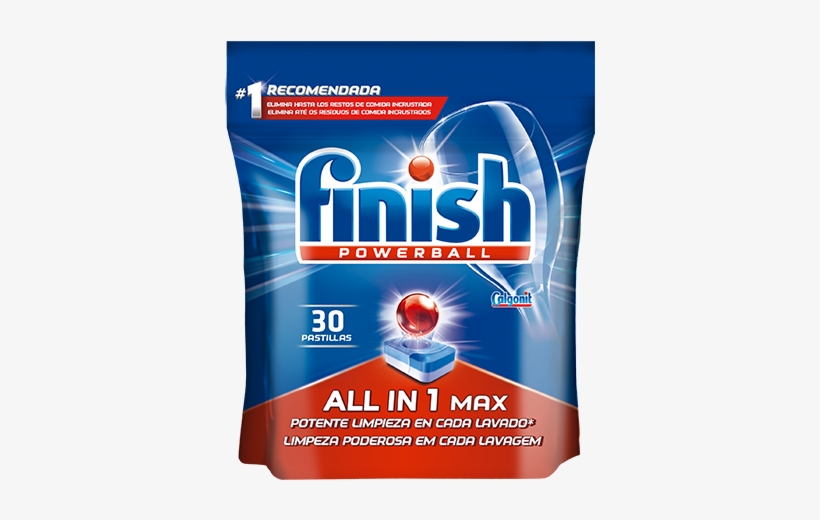 Pastillas Para Lavavajillas Finish All In One Max, transparent png download