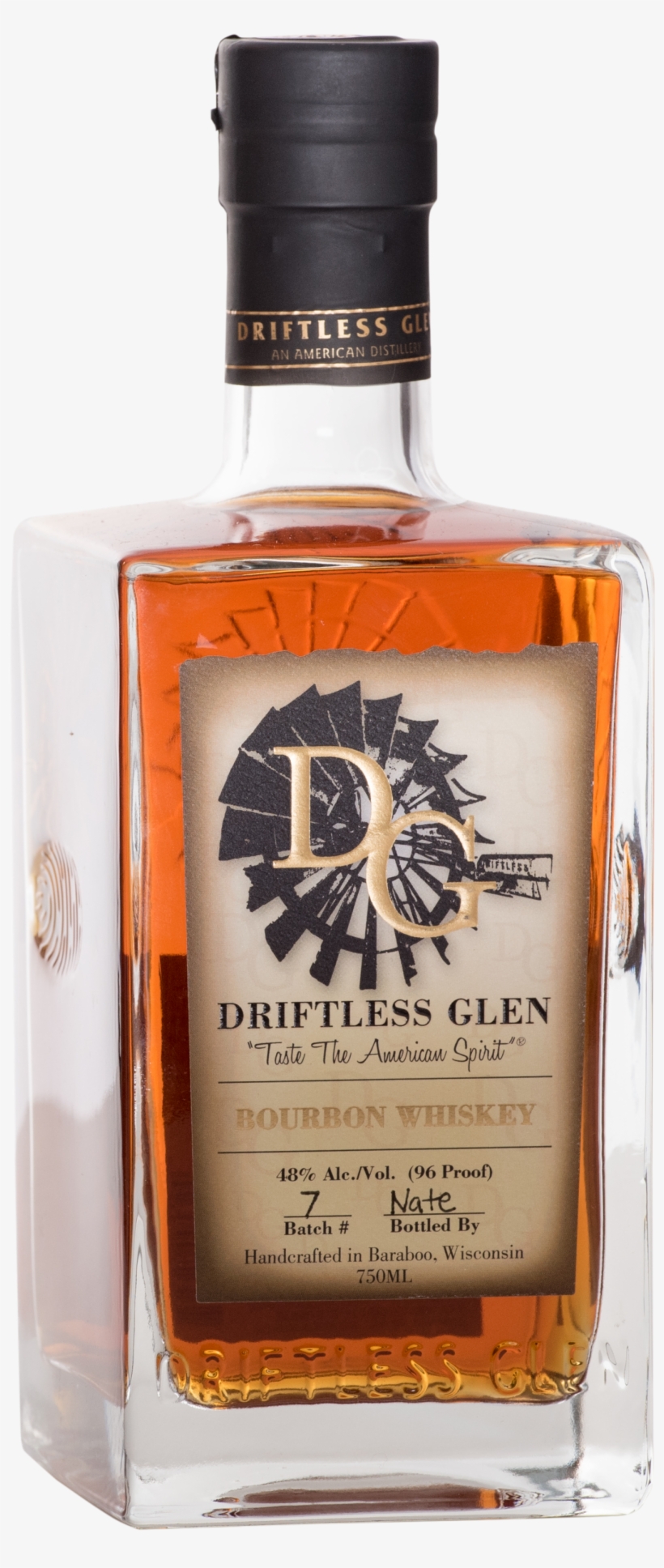 Driftless Glen Bourbon Whiskey, transparent png download