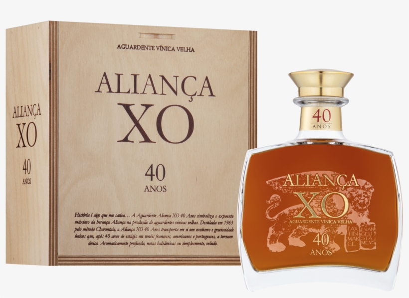 Old Brandy Aliança Xo 40 Years Old 50cl, transparent png download
