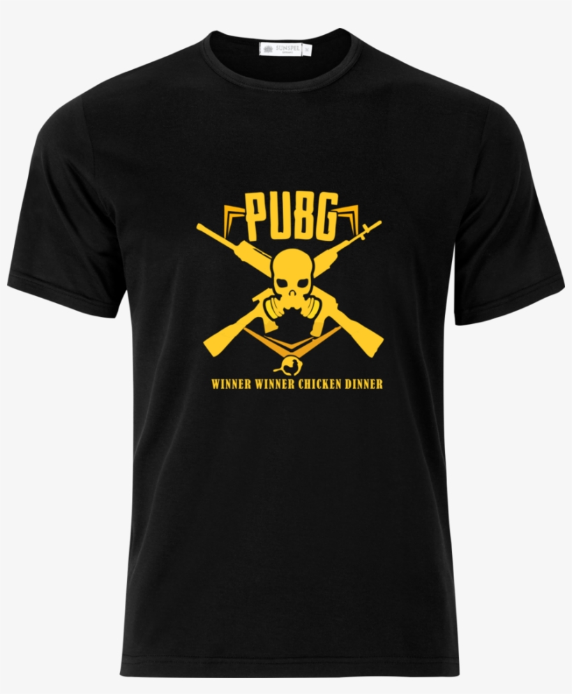 Winner Winner Chicken Dinner Skull Half Sleeve T Shirt, transparent png download