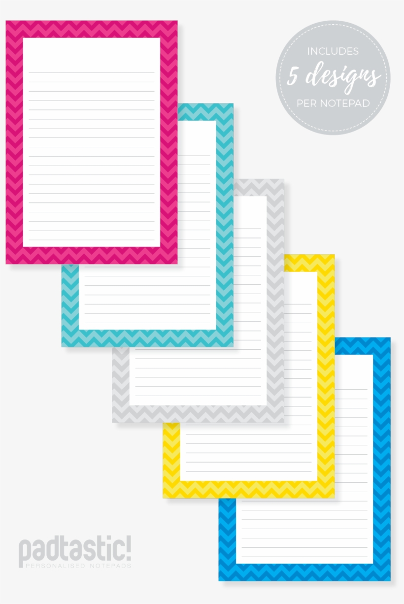Chevron Mixed Design Notepad, transparent png download