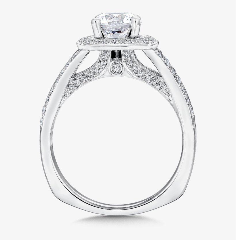 Valina Cushion Shape Halo Mounting, transparent png download