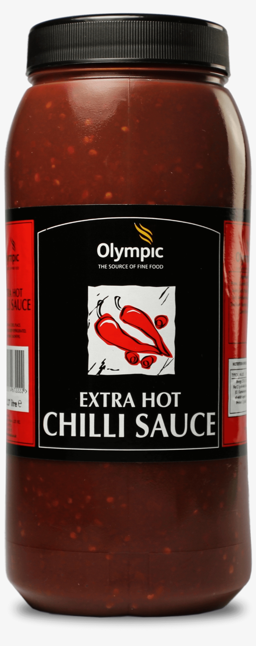 Olympic Extra Hot Seeded Chilli Sauce, transparent png download