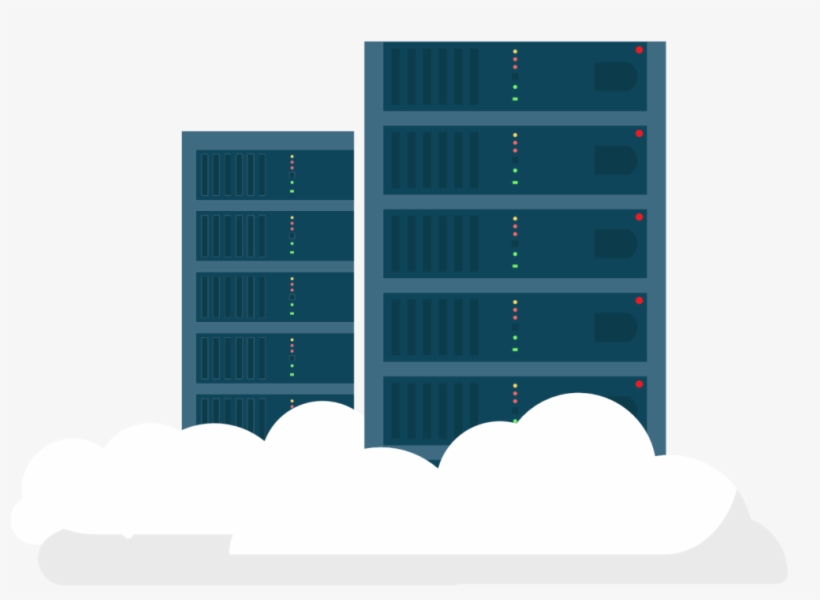 Cloud Servers, transparent png download