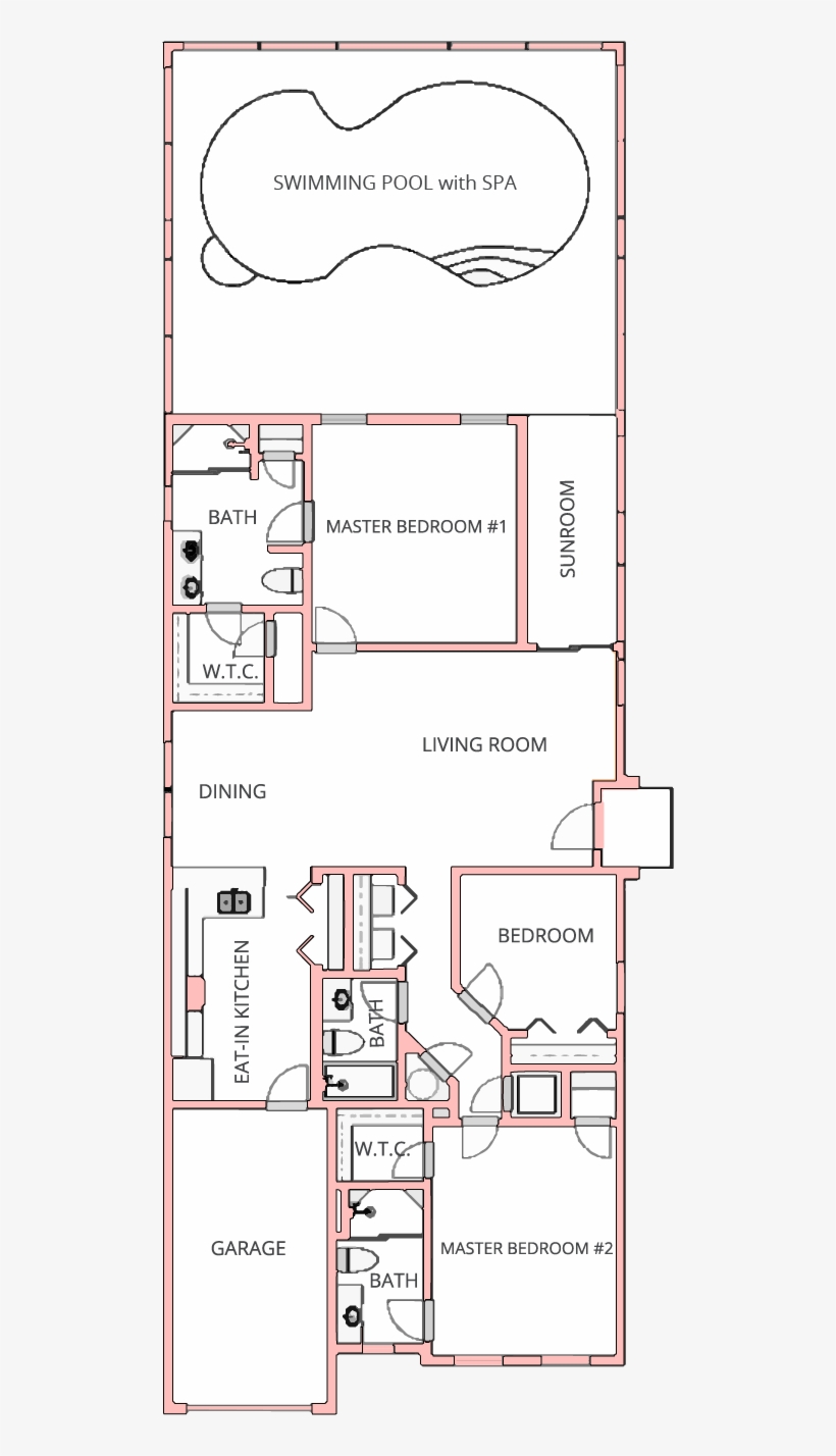 Pink Villa, transparent png download