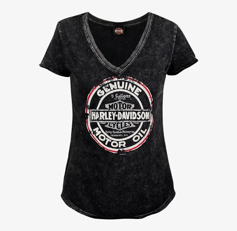 Camiseta Harley-davidson Genuine Round, transparent png download