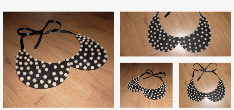 Collar Babero Peter Pan De Perlas / Bib Necklace Pearl, transparent png download