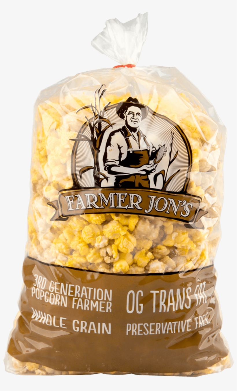 Farmer Jon's Caramel & Cheese Popped Popcorn, transparent png download