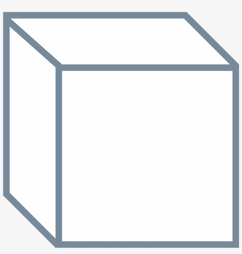 The Icon Resemble A Square That Is Three Dimensional, transparent png download