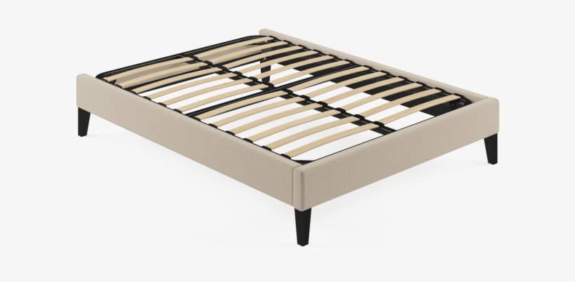 Double Size Upholstered Slimline Bed Frame Base, transparent png download