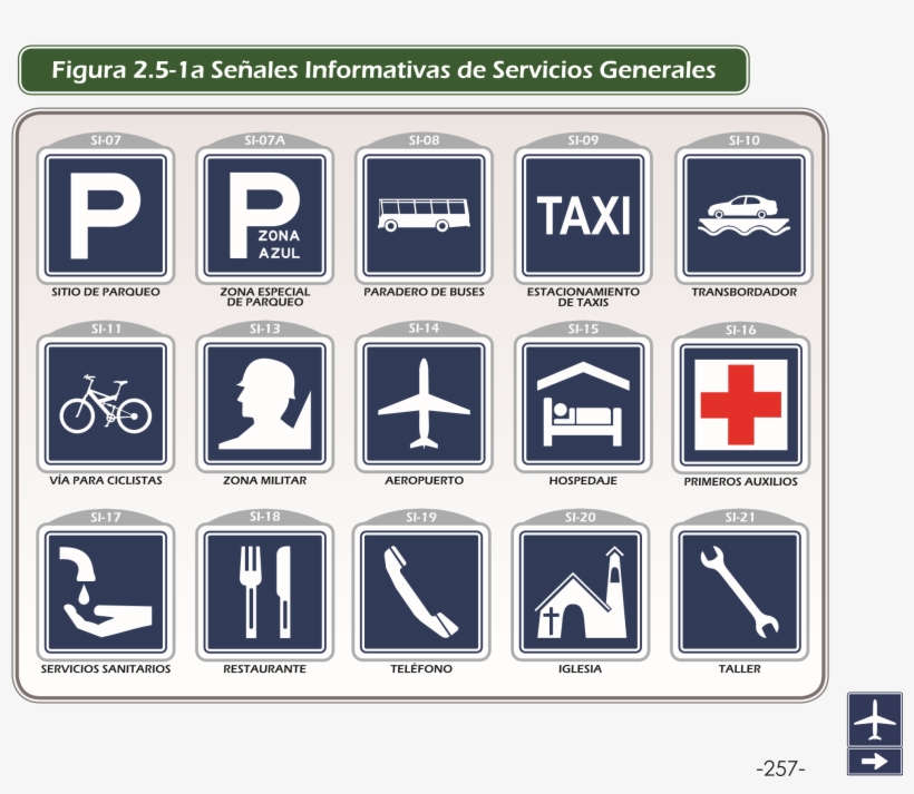 Señales Informativas De Servicios Generales, transparent png download