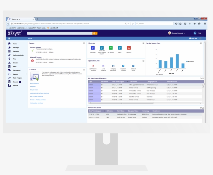 Itsm Service Desk Software Empower End Users 10 M18, transparent png download