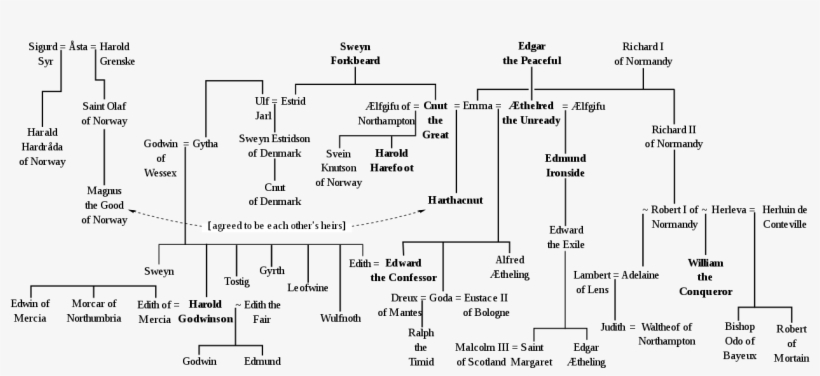 Tree Of William's Struggle For England, transparent png download