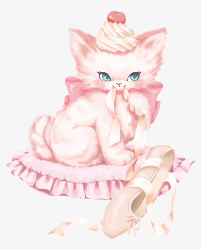 Cream Cat Meow Shoes Cute Dance Watercolor, transparent png download