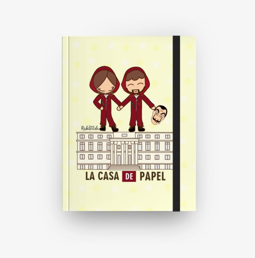 Caderno Caderno La Casa De Papel De Anilustrana, transparent png download