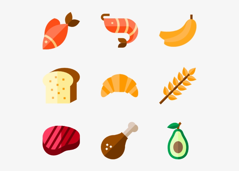 Food 30 Icons, transparent png download
