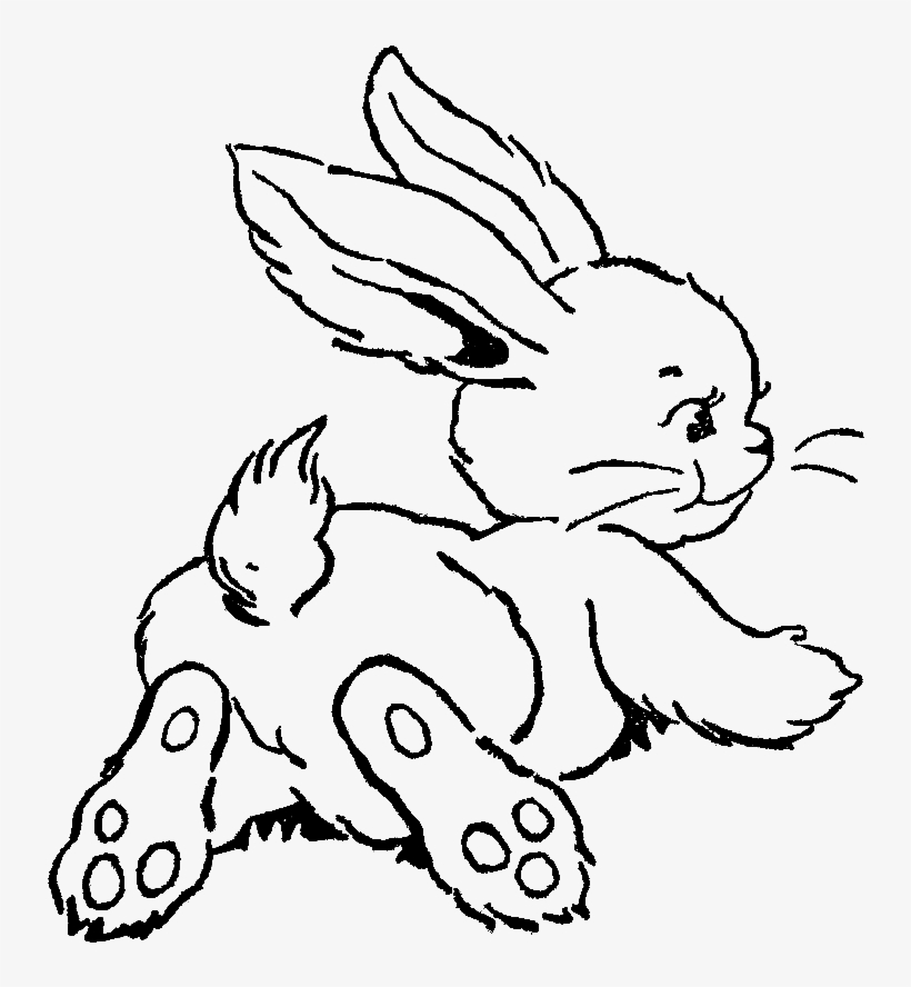 This Digital Easter Clip Art Of A Rabbit Is Perfect, transparent png download