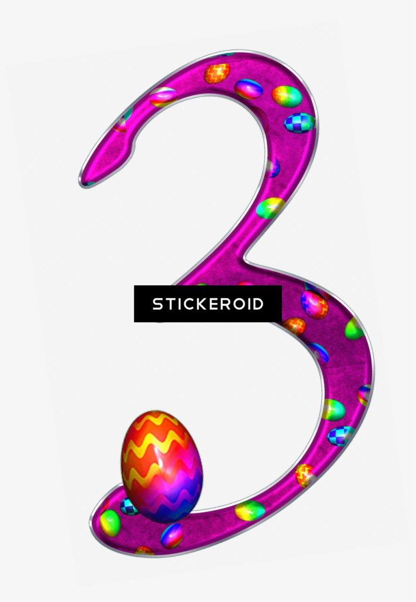 Easter Theme Number, transparent png download
