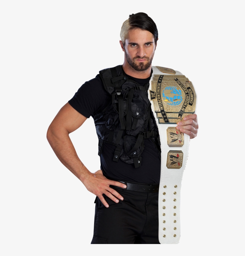 Seth Rollins As Ic Champion Png By Undertaker02 - Seth Rollins (shield) - Wwe 8x10 Glossy Photo 2014, transparent png download