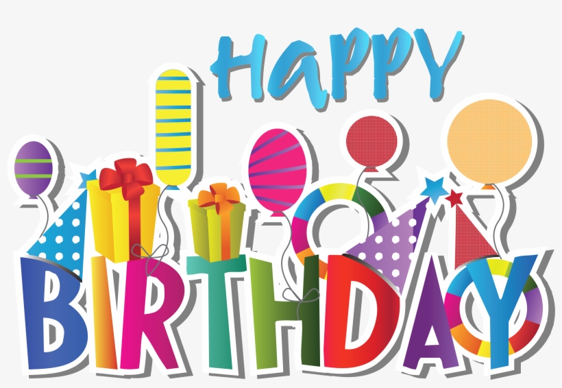 Cute Happy Birthday Clipart - Doğum Günün Kutlu Olsun Yazıları, transparent png download