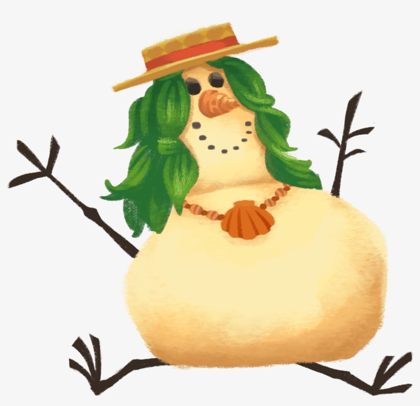 Sand Snowman Transparent Background Transparent PNG - 1254x1152 - Free